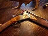 Browning Superposed Superlight 410ga - P1B - Blue with Gold Birds - 3” - 26.5” - Outstanding English Walnut - 99% - 2 of 25
