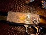 Browning FN Trombone - .22LR - Pointer Grade - Angelo Bee - Engraving Wood and Metal all Upgraded in Belgium - Custom Fine Rifle - 7 of 25