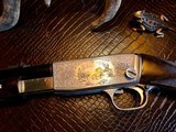Browning FN Trombone - .22LR - Pointer Grade - Angelo Bee - Engraving Wood and Metal all Upgraded in Belgium - Custom Fine Rifle - 1 of 25