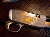 Browning FN Trombone - .22LR - Pointer Grade - Angelo Bee - Engraving Wood and Metal all Upgraded in Belgium - Custom Fine Rifle - 6 of 25