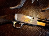 Browning FN Trombone - .22LR - Pointer Grade - Angelo Bee - Engraving Wood and Metal all Upgraded in Belgium - Custom Fine Rifle - 2 of 25