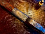 Purdey & Sons 28ga - 28” - ca. 2002 - Small Frame Side By Side Ultra Rounded BAR - DT - 5.6 lbs - Splinter Forend - Cecile Flohimont Engraved - 19 of 25