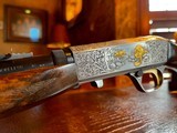 Browning SA22 Belgium Takedown - .22 Long Rifle - Angelo Bee - All Custom - Extra Lusso Grade Deep Relief Engraving - Fine! - 4 of 24