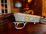 Browning SA22 Belgium Takedown - .22 Long Rifle - Angelo Bee - All Custom - Extra Lusso Grade Deep Relief Engraving - Fine! - 10 of 24