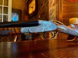 Bertuzzi Sidelock Ejector SLE - 28ga - 28” - IM/F - As New - Checkered Butt - Single Trigger - Heel & Toe Plates - Custom Rose & Scroll - 22 of 25