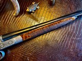 Bertuzzi Sidelock Ejector SLE - 28ga - 28” - IM/F - As New - Checkered Butt - Single Trigger - Heel & Toe Plates - Custom Rose & Scroll - 23 of 25