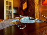 Bertuzzi Sidelock Ejector SLE - 28ga - 28” - IM/F - As New - Checkered Butt - Single Trigger - Heel & Toe Plates - Custom Rose & Scroll - 24 of 25