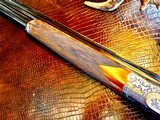 IVO Fabbri SLE “Best” 12 gauge - 27” Barrels - 14 1/4” X 1 3/8 X 2” - 6 lbs 15 ozs - M/F - beautiful Italian leather case - flawless craftsmanship - 11 of 25