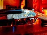 Francotte Best SLE Custom - 28ga - 27 9/16” Barrels - Sk/IC - DT - Ph. Grifnee Master Engraved - Leather Case - Beyond Fine - 21 of 25