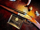 Francotte Best SLE Custom - 28ga - 27 9/16” Barrels - Sk/IC - DT - Ph. Grifnee Master Engraved - Leather Case - Beyond Fine - 16 of 25