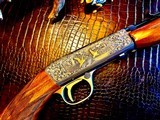 Browning SA Takedown - .22 Short (rare) - Angelo Bee Deep Relief Engraving - Spectacular Rimfire Piece - 1 of 17