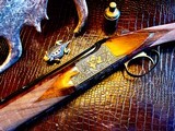 Browning Superposed Superlight P-2R - 20ga - 26.5” - Brilliantly Engraved by Baerten - Cased - 99% condition - Fine Shotgun - 1 of 17