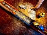 Browning Superposed Superlight P-2R - 20ga - 26.5” - Brilliantly Engraved by Baerten - Cased - 99% condition - Fine Shotgun - 3 of 17