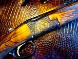 Browning Superlight Midas Custom - 410ga - 2 1/2” - 26.5” - Angelo Bee - Beaded Checkering - Checkered Butt - Circassian Walnut - - 1 of 24