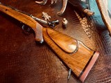 Winchester Model 70 Super Grade African Pre-64 - .458 WIN MAG - Monte Carlo Stock - Early One Cross Bolt Variation - Jewelled Action/Bolt - Clean! - 1 of 20