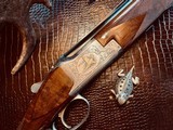 Browning Superlight Presentation P1 - 20ga - M/F - ca. 1977 - Spectacular Walnut - J.M.Debrus Engraved - Gold Pheasants & Oak Leaf Scroll - NICE! - 4 of 19
