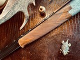Browning Superposed Superlight Diana - 410ga - 26.5” - ca. 1976 - Original Browning Box - Feathercrotch Walnut - Lewancyk Engraved Signed Twice - 23 of 25