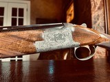 Browning Superposed Superlight Diana - 410ga - 26.5” - ca. 1976 - Original Browning Box - Feathercrotch Walnut - Lewancyk Engraved Signed Twice - 1 of 25