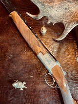 Browning Superposed Superlight Diana - 410ga - 26.5” - ca. 1976 - Original Browning Box - Feathercrotch Walnut - Lewancyk Engraved Signed Twice - 21 of 25