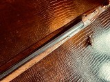 Browning Superposed Superlight Diana - 410ga - 26.5” - ca. 1976 - Original Browning Box - Feathercrotch Walnut - Lewancyk Engraved Signed Twice - 15 of 25