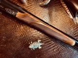Winchester Model 21 Custom Grade - 20ga - #1 Engraved - “21-A” Carving - 3” - English Stock - Checkered Butt - Ebony Insert - One-of-a-Kind!! - 6 of 25