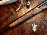 Winchester Model 21 Custom Grade - 20ga - #1 Engraved - “21-A” Carving - 3” - English Stock - Checkered Butt - Ebony Insert - One-of-a-Kind!! - 5 of 25