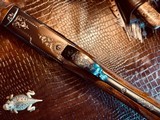 Winchester Model 21 Custom Grade - 20ga - #1 Engraved - “21-A” Carving - 3” - English Stock - Checkered Butt - Ebony Insert - One-of-a-Kind!! - 20 of 25