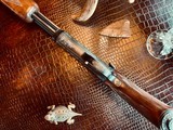 Winchester Model 61 Deluxe #8 - “.22 Win. Mag. R. F.” - Squirrels & Cottontails - 99% High Condition - Magnificent Black Walnut - Finest Engraving!! - 14 of 25