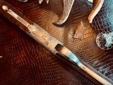 Browning Superlight Gold Classic - 20ga - IC/M - 26.5” - Beaded & Carved Checkering - Collaboratively Engraved by Blues and J. Pirotte - 15 of 25