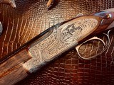 Browning “FN” Belgium Superposed P4 - 28ga - 32” - J.M. Smets Engraved - F/F - Solid Rib - 3-Piece Style Forend - Circassian Walnut - Checkered Butt - 6 of 25