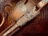 Browning “FN” Belgium Superposed P4 - 28ga - 32” - J.M. Smets Engraved - F/F - Solid Rib - 3-Piece Style Forend - Circassian Walnut - Checkered Butt - 14 of 25