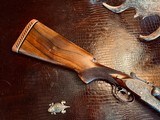 AYA #53 Cyril S. Adams Imported - 12ga - 28” - Sk/Sk - Single Trigger - Beavertail - Maker’s Leather Case & Dust Cover Accessories - High Condition - 9 of 25