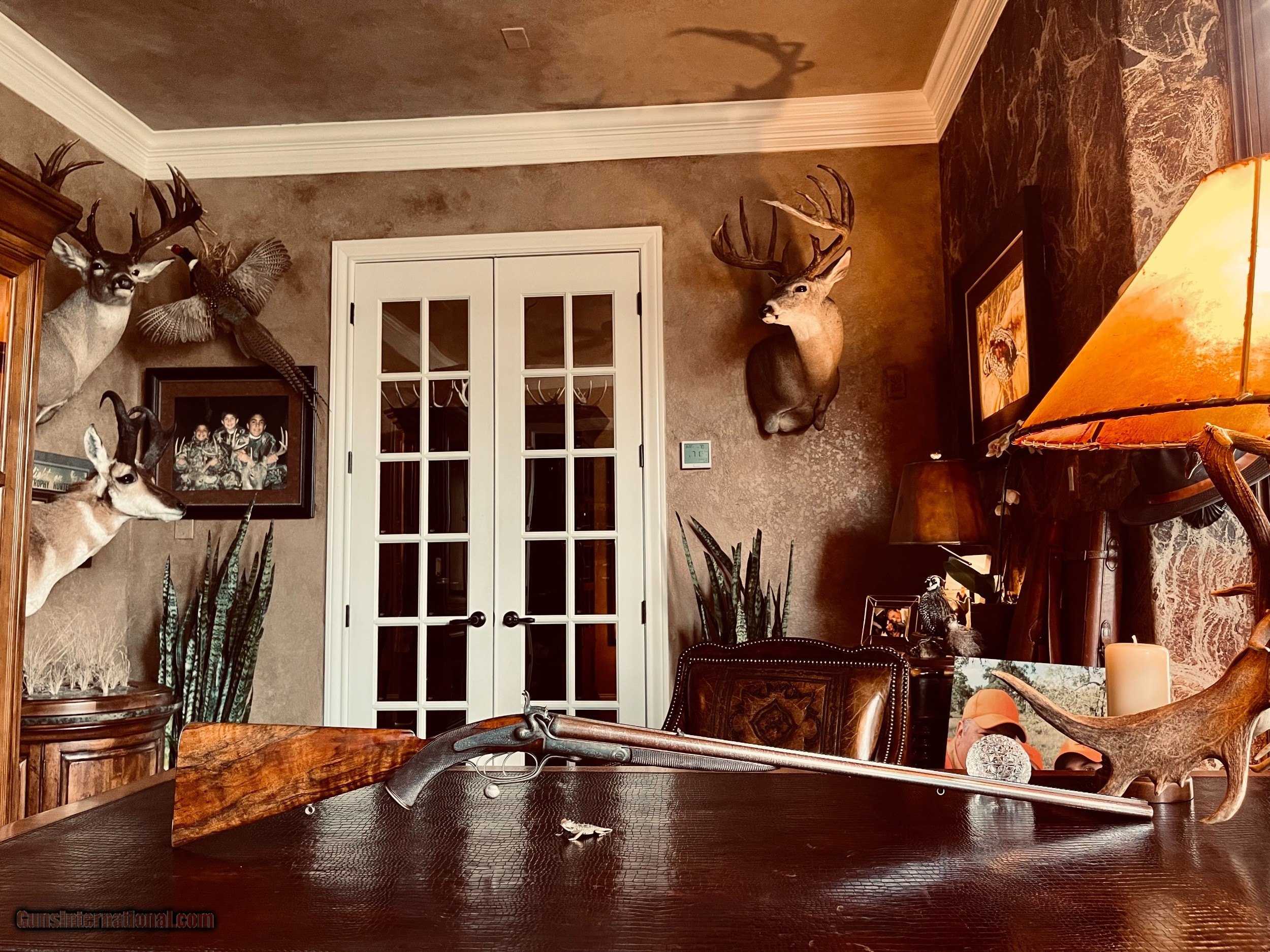 Alexander Henry Double Rifle Express Deluxe Hammer Gun .450 Calibre