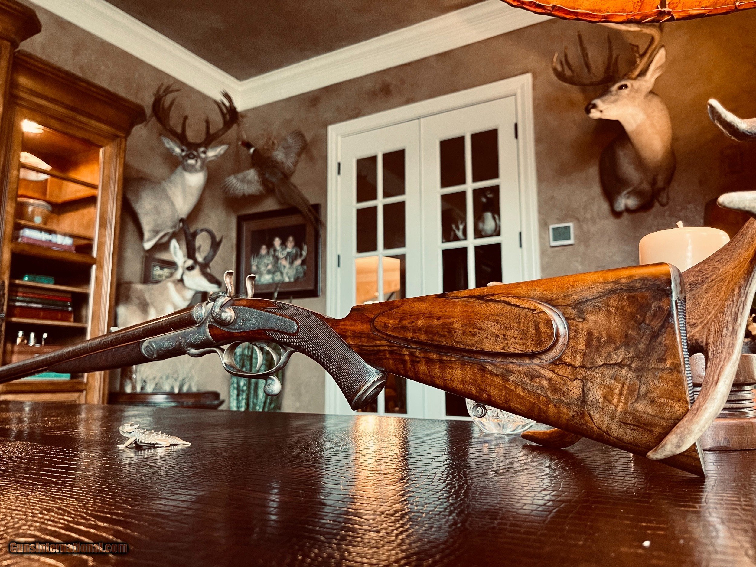 Alexander Henry Double Rifle Express Deluxe Hammer Gun .450 Calibre