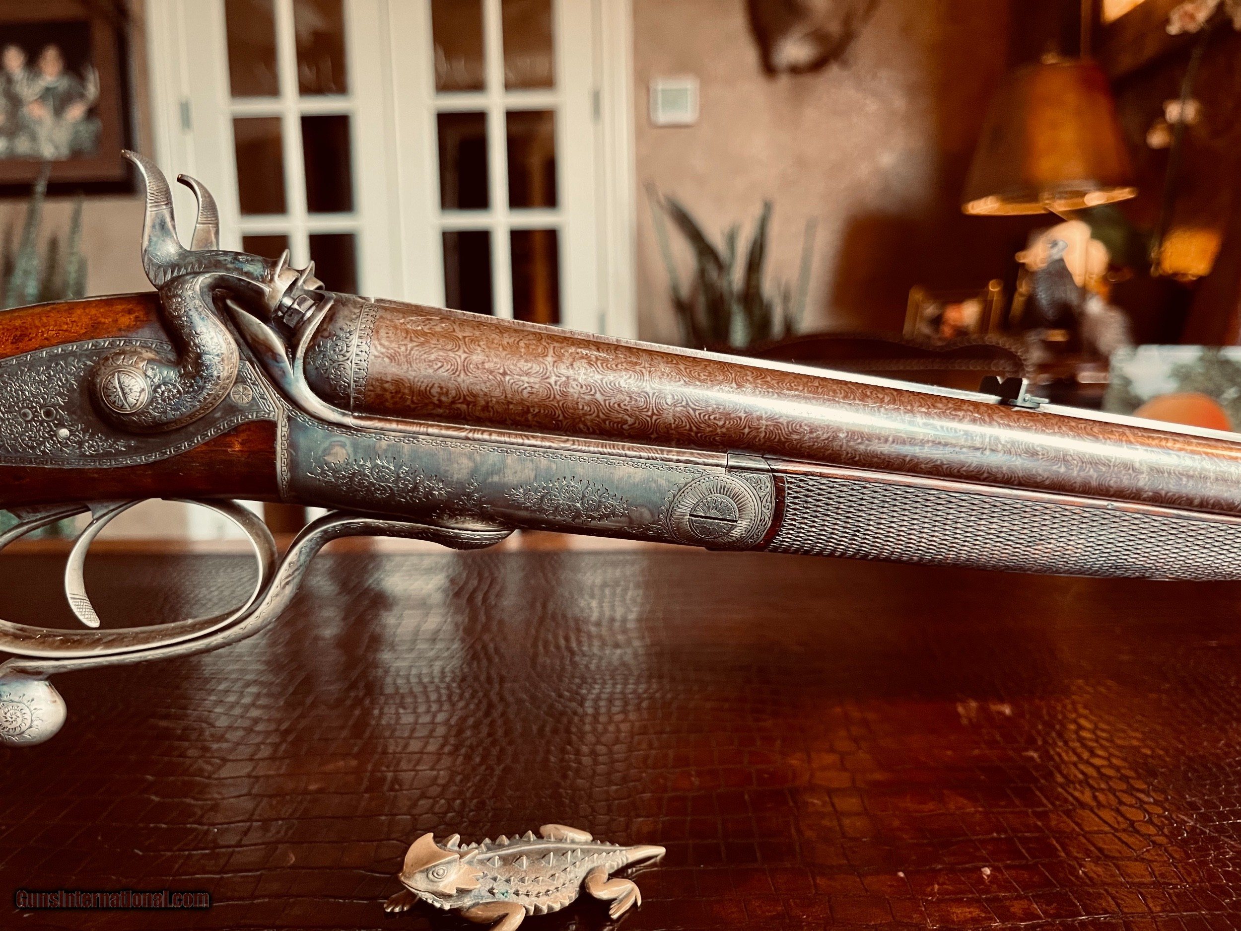 Alexander Henry Double Rifle Express Deluxe Hammer Gun .450 Calibre