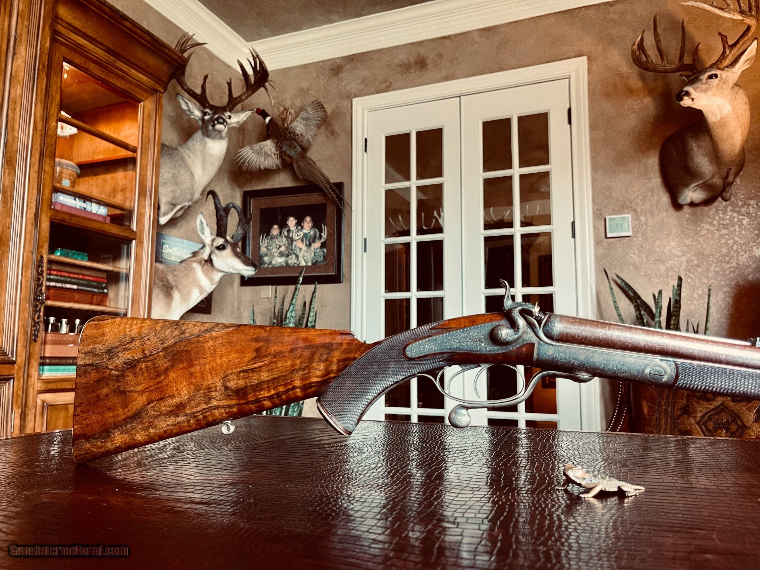 Alexander Henry Double Rifle Express Deluxe Hammer Gun .450 Calibre