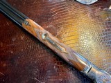 Parker Repro DHE - 28ga - 26” - IC/M - Straight Grip - Tiger Style Walnut - Splinter Forend - Single Trigger - Leather Maker’s Case - 99% - 11 of 20