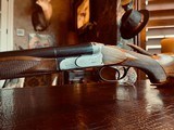 Beretta SXS - 28ga - Model 410e BLE Scalloped Baby Frame Hand Engraved Monobloc - 26” - IC/M - Pistol Grip - High Condition - Single Trigger - 8 of 25