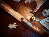 Browning Superposed Pigeon 28ga - 26” - Beautiful Blonde French Walnut - "RKLT" Round Knob Long Tang - ca. 1966 - 99% Condition - 16 of 22