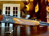 Browning Midas Lightning-Superlight 410ga - 26.5” - M/F - AS NEW - Maker’s Case - Original Glenn Jensen Letter - ca. 1975 - Deprez & Lewancyk Engraved - 12 of 25