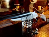 F.lli. Rizzini Extra Lusso 20ga - Briley Chokes - 3” Chambers - Leather Pad - Beautiful European Walnut - Deep Relief Luxurious Engraving - 3 of 23