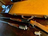 Winchester Model 21 Custom Flatside 28ga/20ga #1 Engraved - “Custom Built by Winchester for Robert Cass Gillie” - Major History - 1 of 25