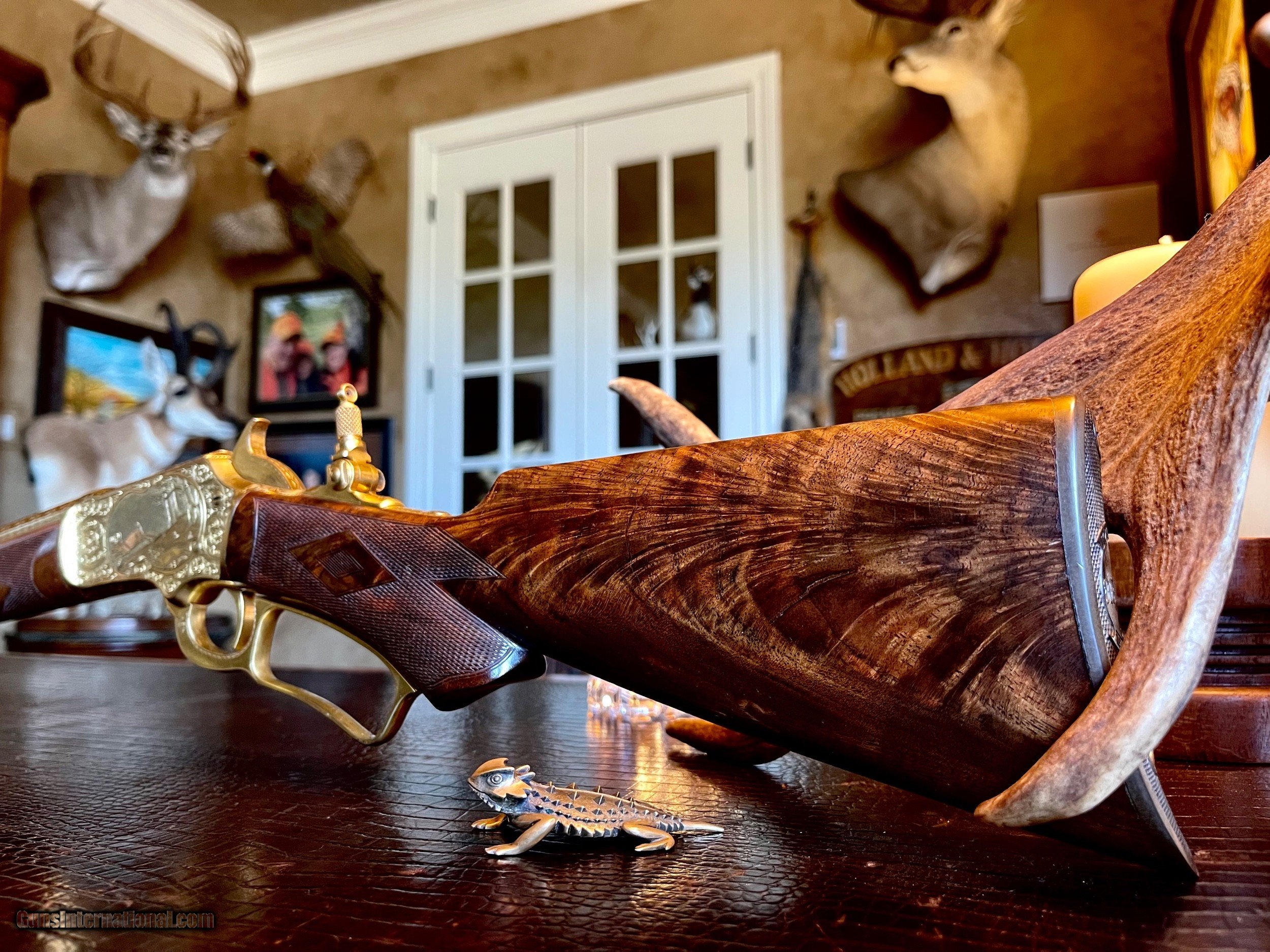 Marlin Model 1897 Lever Action Rifle Serial Number 156565 Scroll and