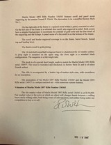 Marlin Model 1897 Lever Action Rifle Serial Number 156565 Scroll and Panel-Scene Engraved by Conrad F. Ulrich Modified Style No. 1 Engraving - 9 of 24