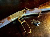 Marlin Model 1897 Lever Action Rifle Serial Number 156565 Scroll and Panel-Scene Engraved by Conrad F. Ulrich Modified Style No. 1 Engraving - 20 of 24