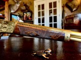 Marlin Model 1897 Lever Action Rifle Serial Number 156565 Scroll and Panel-Scene Engraved by Conrad F. Ulrich Modified Style No. 1 Engraving - 24 of 24