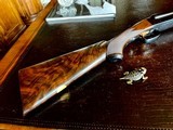 Winchester Model 21 Custom Flatside 20ga - 30” - M/F - Vent Rib - Jeweled Action & Flats - High Grade Black Feathercrotch Walnut - Deluxe Checkering - 9 of 24