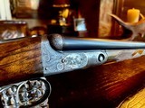Parker DHE 20ga - “O” Frame - 28” Barrels - M/F - DT - Skeleton Buttplate - Tight Action - Splinter Forend - Beautiful Engraving in High Condition - 3 of 23