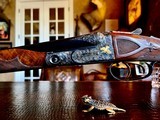 Parker A-1 Special Upgrade - 28ga - SN: 230724 - Kaye Engraved - Masterfully Built by DelGrego - Over the Top Craftsmanship SET of 4 GUNS - 4 of 25