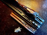 Parker A-1 Special Upgrade - 28ga - SN: 230724 - Kaye Engraved - Masterfully Built by DelGrego - Over the Top Craftsmanship SET of 4 GUNS - 24 of 25